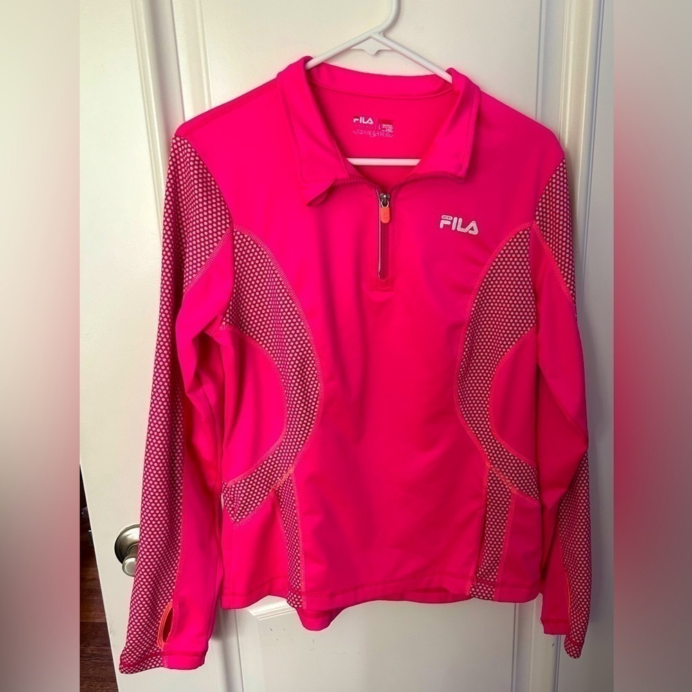 FILA Sport Running 1/4 Zip Pullover Jacket